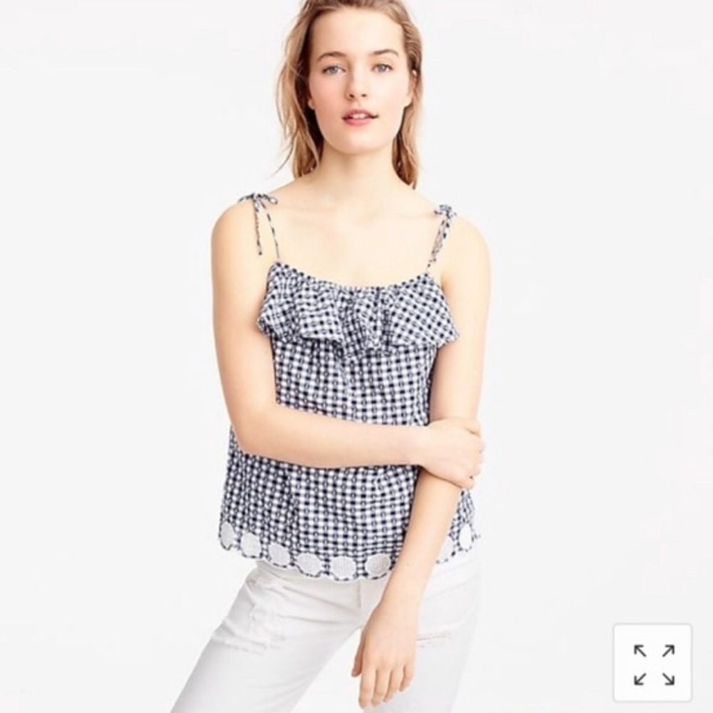 J crew spaghetti strap tank